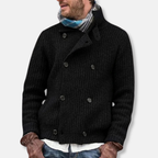 Enrico Rib Knit Jacket - Relaxed Fit Herrjacka | Mokum Alef