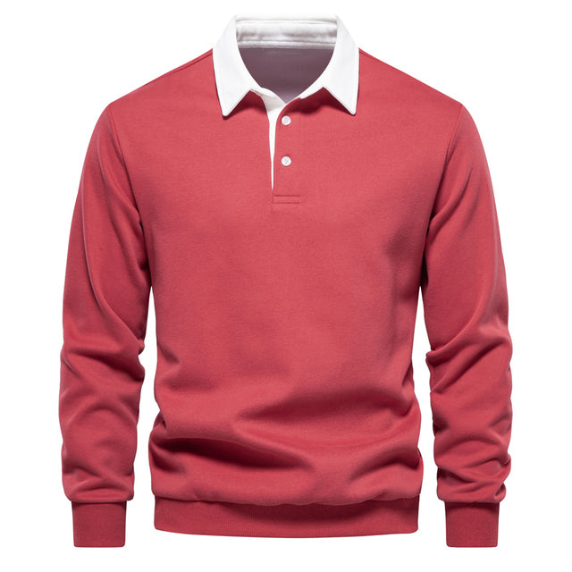 Evano Polo Longsleeve | Herenpolo met Lange Mouwen – Comfortabel & Luchtig