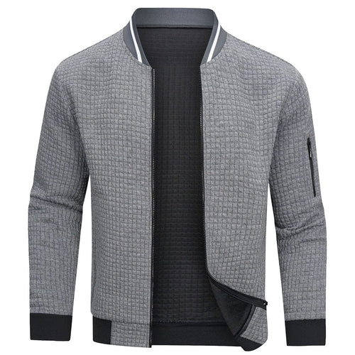 Dante Grid Bomber Jacket - Regular Fit Bomberjack | Mokum Alef