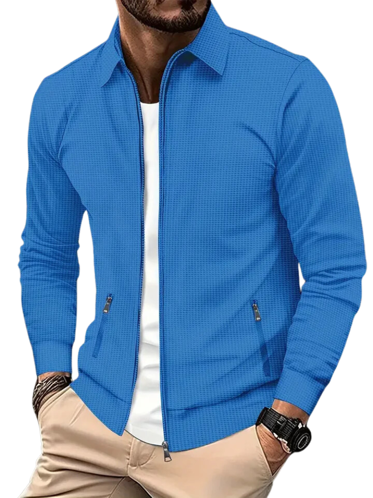 Urban Zip Overshirt – Stijlvol Heren Overshirt met Rits voor Elke Outfit