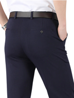 MetroStretch Classic Trousers – Komfortable herrebukser med høy midje med stretch