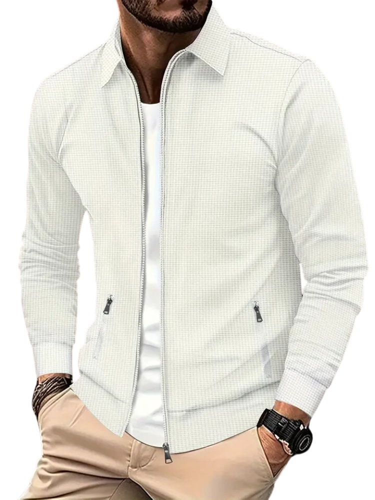 Urban Zip Overshirt – Stijlvol Heren Overshirt met Rits voor Elke Outfit