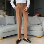Napoli Refined Fit Trousers - Comfortabele Slim Fit Heren Pantalon | Mokum Alef
