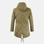 Mokum Herrenparka – schmal geschnittene Winterjacke mit Kapuze und mehreren Taschen