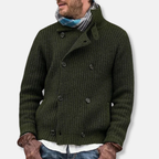 Enrico Rib Knit Jacket - Relaxed Fit Herrjacka | Mokum Alef