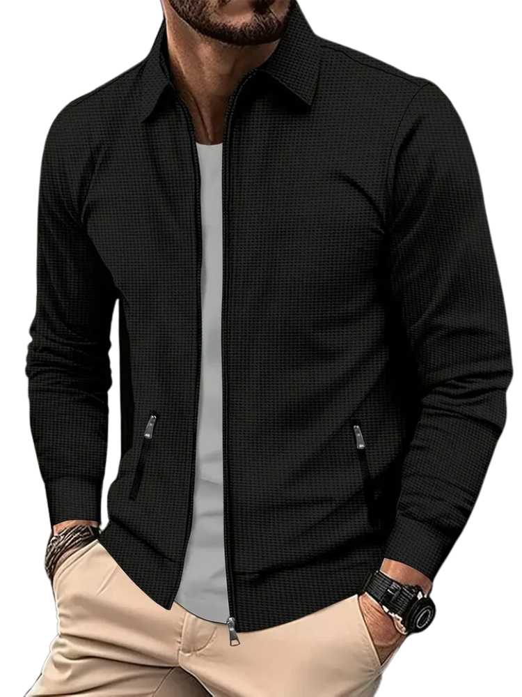 Stoer Heren Overshirt met Rits – Stijlvol & Comfortabel Vest