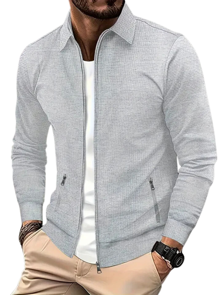 Urban Zip Overshirt – Stijlvol Heren Overshirt met Rits voor Elke Outfit