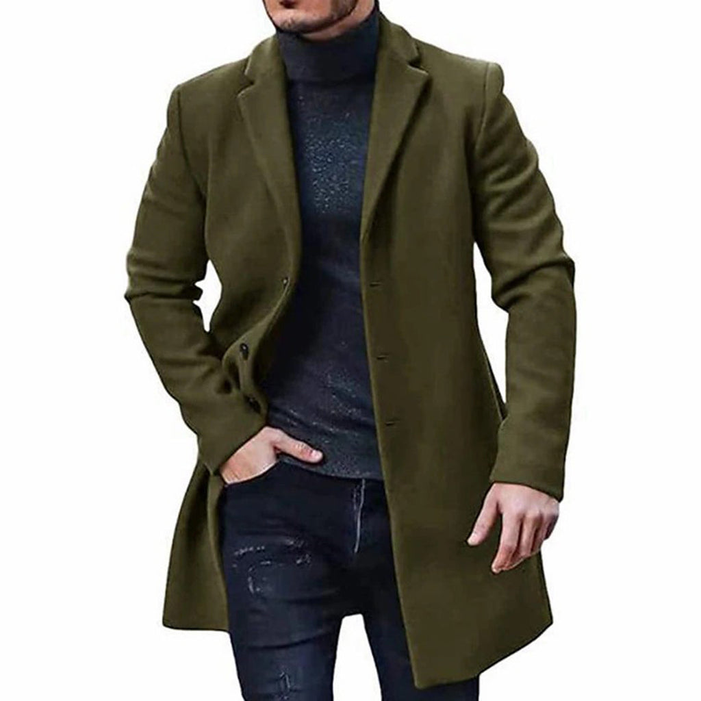 Vercaro Wool Coat | Men's Jacket – Tailored Fit, Wool Mix & Smart-Casual