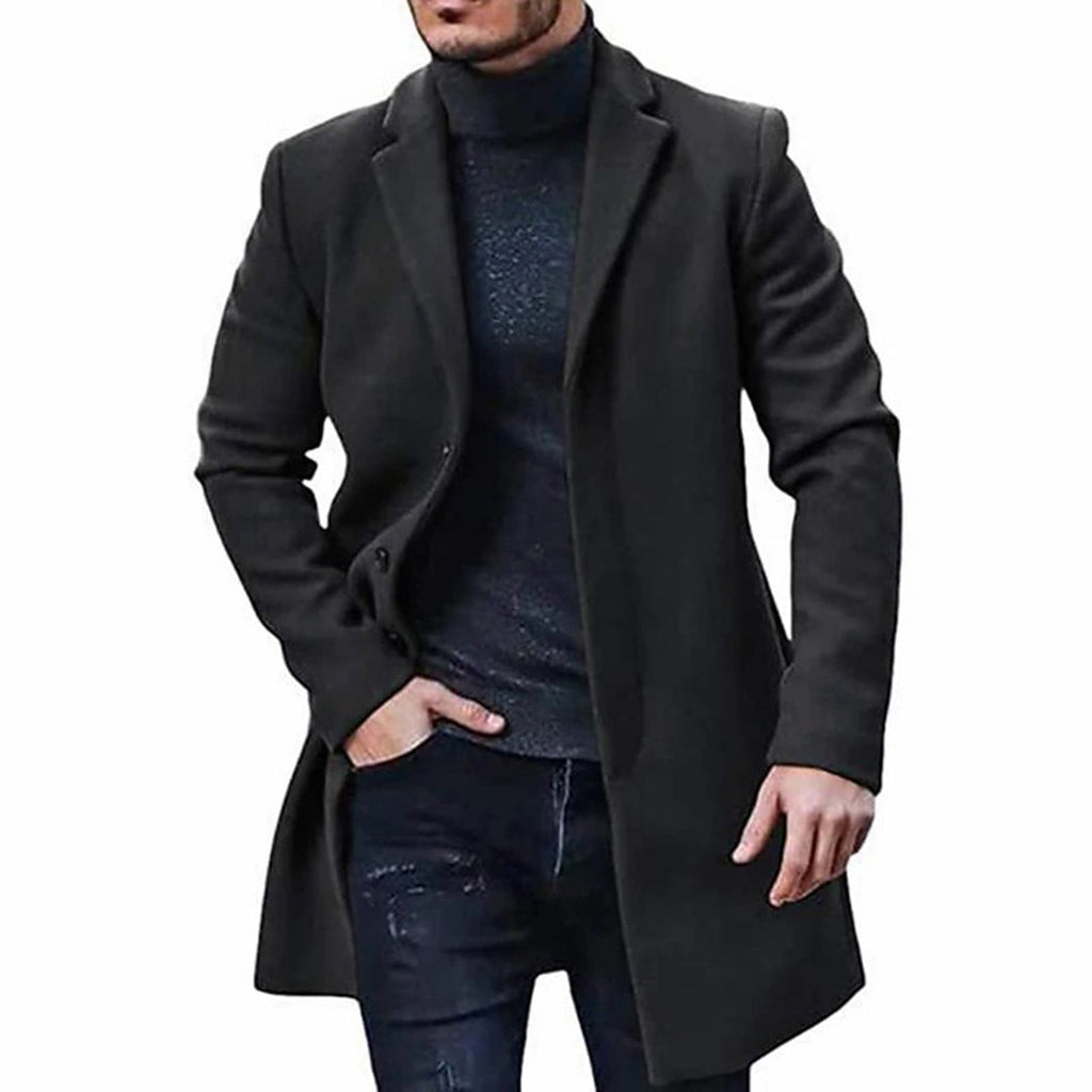 Vercaro Wool Coat | Men's Jacket – Tailored Fit, Wool Mix & Smart-Casual