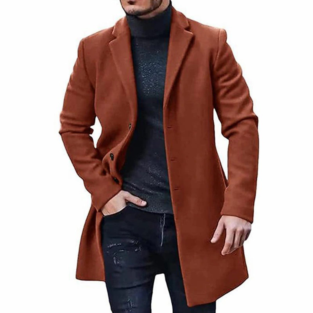 Vercaro Wool Coat | Heren Jas – Tailored Fit, Wolmix & Smart-Casual