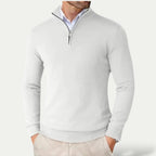 Oslo Comfort Zip Pullover – Lässiger Herrenpullover mit Reißverschluss | Mokum Alef