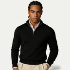 Oslo Comfort Zip Pullover – Lässiger Herrenpullover mit Reißverschluss | Mokum Alef