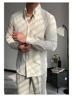 Siena Sharp Stripe Shirt - Gestreept Overhemd met Puntkraag | Mokum Alef