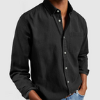 Hudson Pure Cotton Shirt - Katoenen Heren Overhemd | Mokum Alef