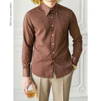 Verona Classic Fit Shirt - Tijdloos Heren Overhemd Lange Mouw | Mokum Alef