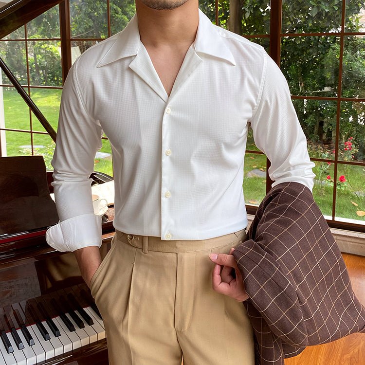 Executive SmoothFit Shirt - Kreukvrij Slim Fit Overhemd | Mokum Alef