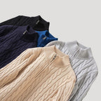 Pullover mit halbem Reißverschluss für Herren – bequemer und moderner Pullover