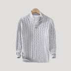Pullover mit halbem Reißverschluss für Herren – bequemer und moderner Pullover