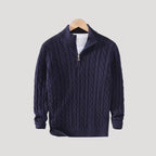 Pullover mit halbem Reißverschluss für Herren – bequemer und moderner Pullover