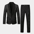 Vegas Night Glitter Suit - Heren Pak met Colbert en Broek | Mokum Alef