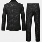 Vegas Night Glitter Suit - Heren Pak met Colbert en Broek | Mokum Alef