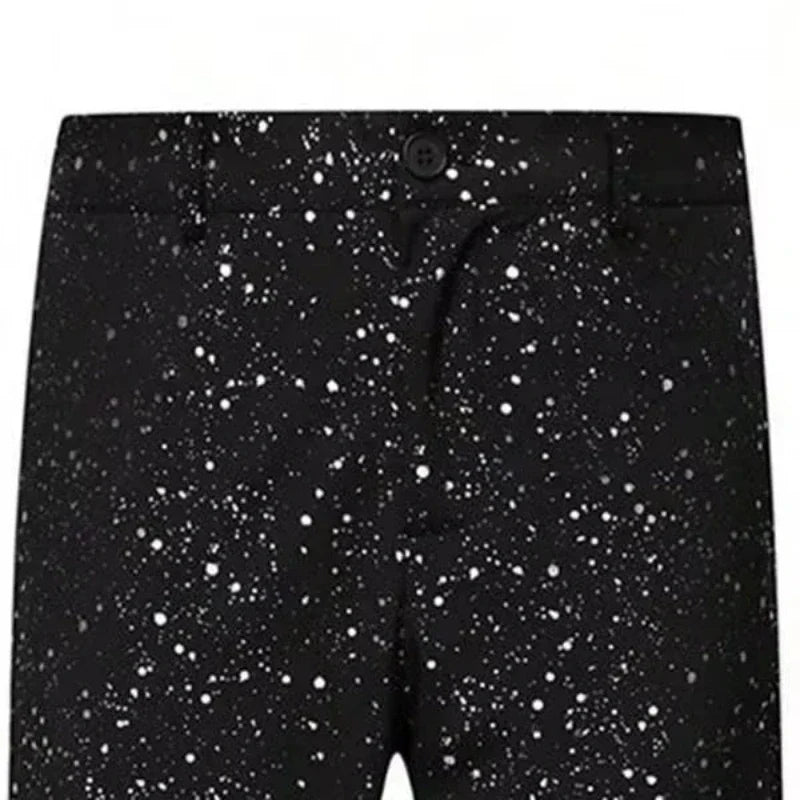 Vegas Night Glitter Suit - Heren Pak met Colbert en Broek | Mokum Alef