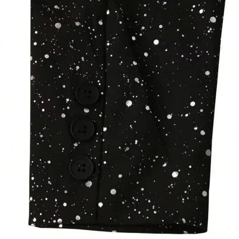 Vegas Night Glitter Suit - Heren Pak met Colbert en Broek | Mokum Alef
