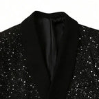 Vegas Night Glitter Suit - Heren Pak met Colbert en Broek | Mokum Alef