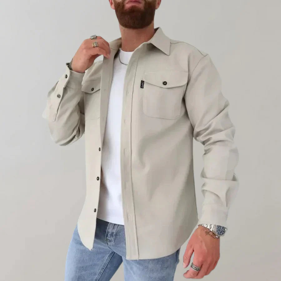 Jerano Overshirt | Herröverskjorta – Slim fit och tidlös design