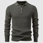 George Quarter-Zip - Polo Sweater | Mokum Alef