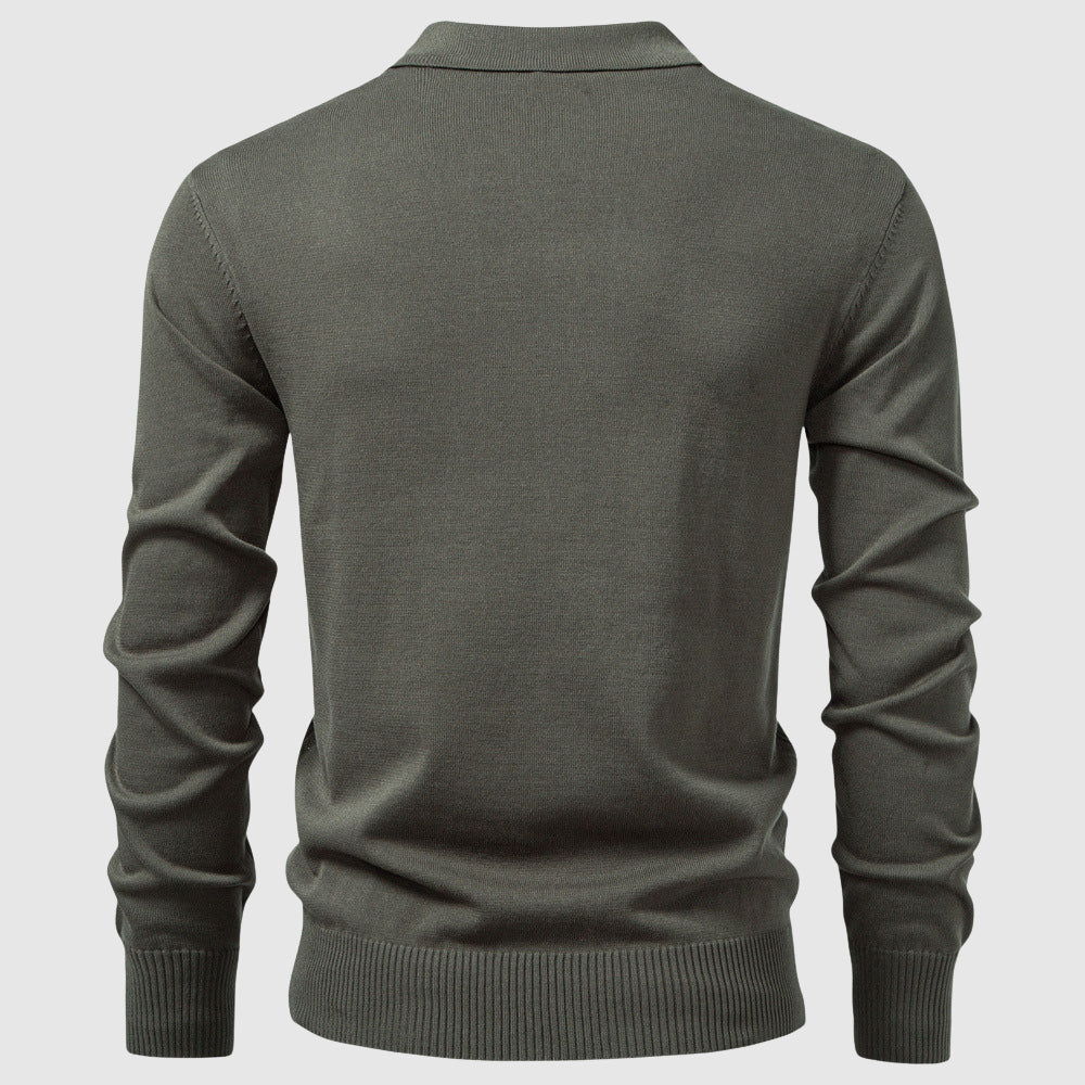 George Quarter-Zip - Polo Sweater | Mokum Alef
