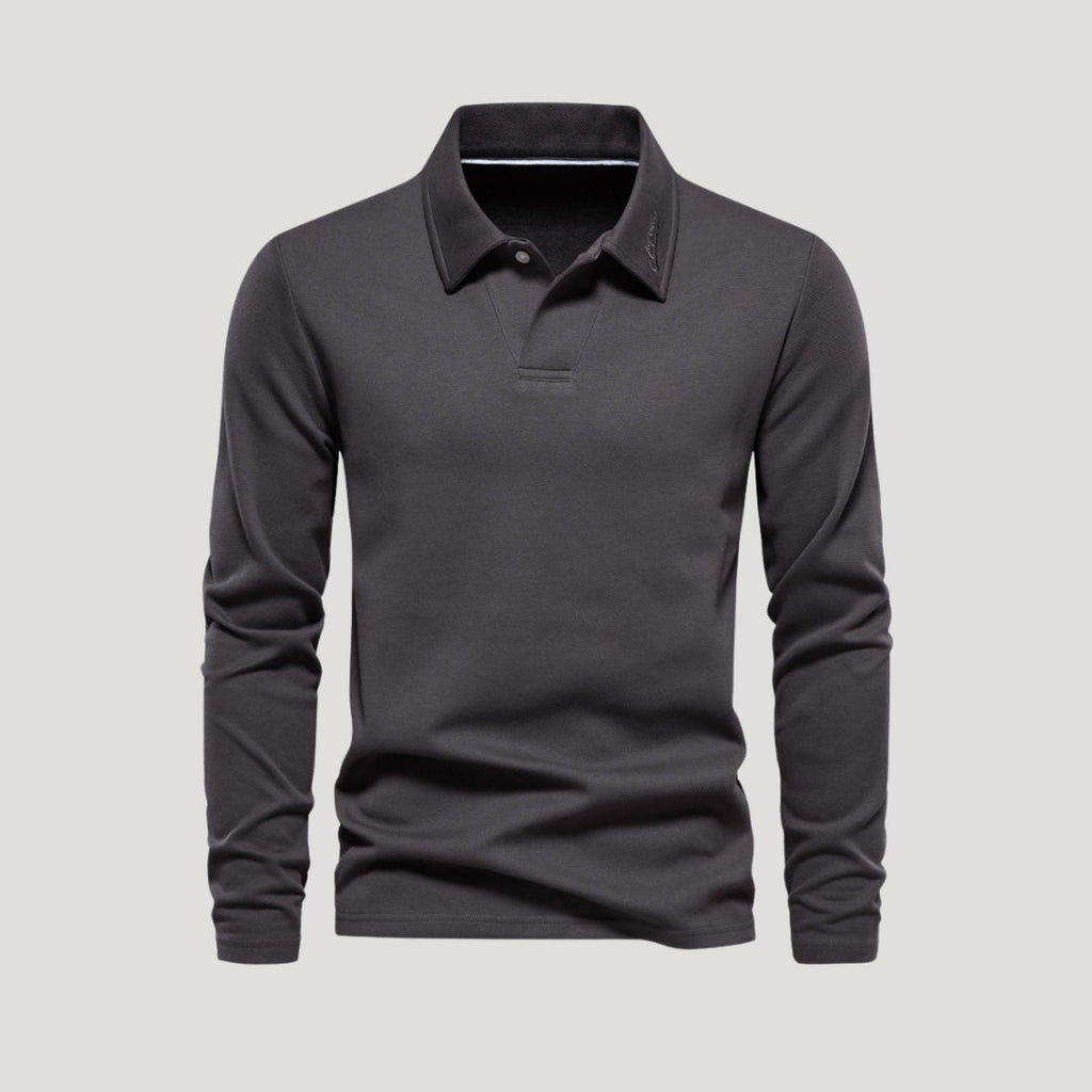 Polo Shirt Lange Mouwen Heren – Comfortabel & Modern Design