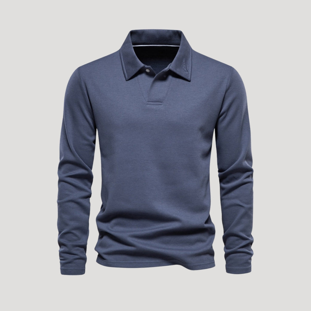 Polo Shirt Lange Mouwen Heren – Comfortabel & Modern Design
