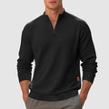 Gianni Mock-Neck Quarter-Zip Sweater - Regular Fit | Mokum Alef
