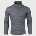 Pull à col montant et quart de zip Gianni - Coupe régulière | Mokum Alef