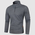 Pull à col montant et quart de zip Gianni - Coupe régulière | Mokum Alef