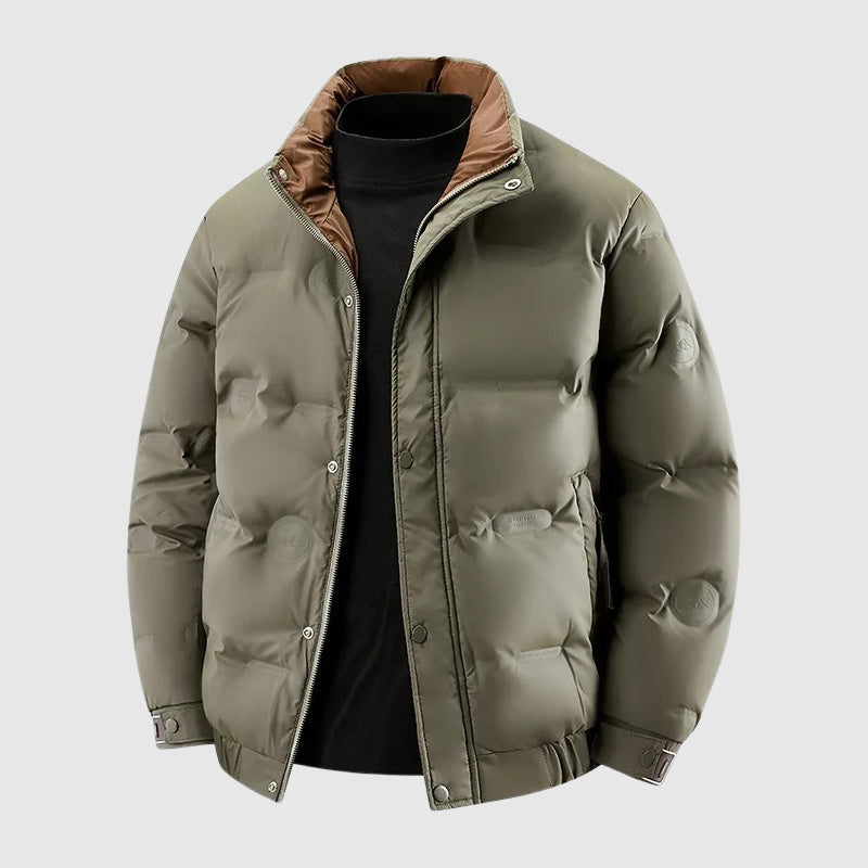 orlando quilted hip jacket gewatteerde puffer jas – mokum amsterdam™