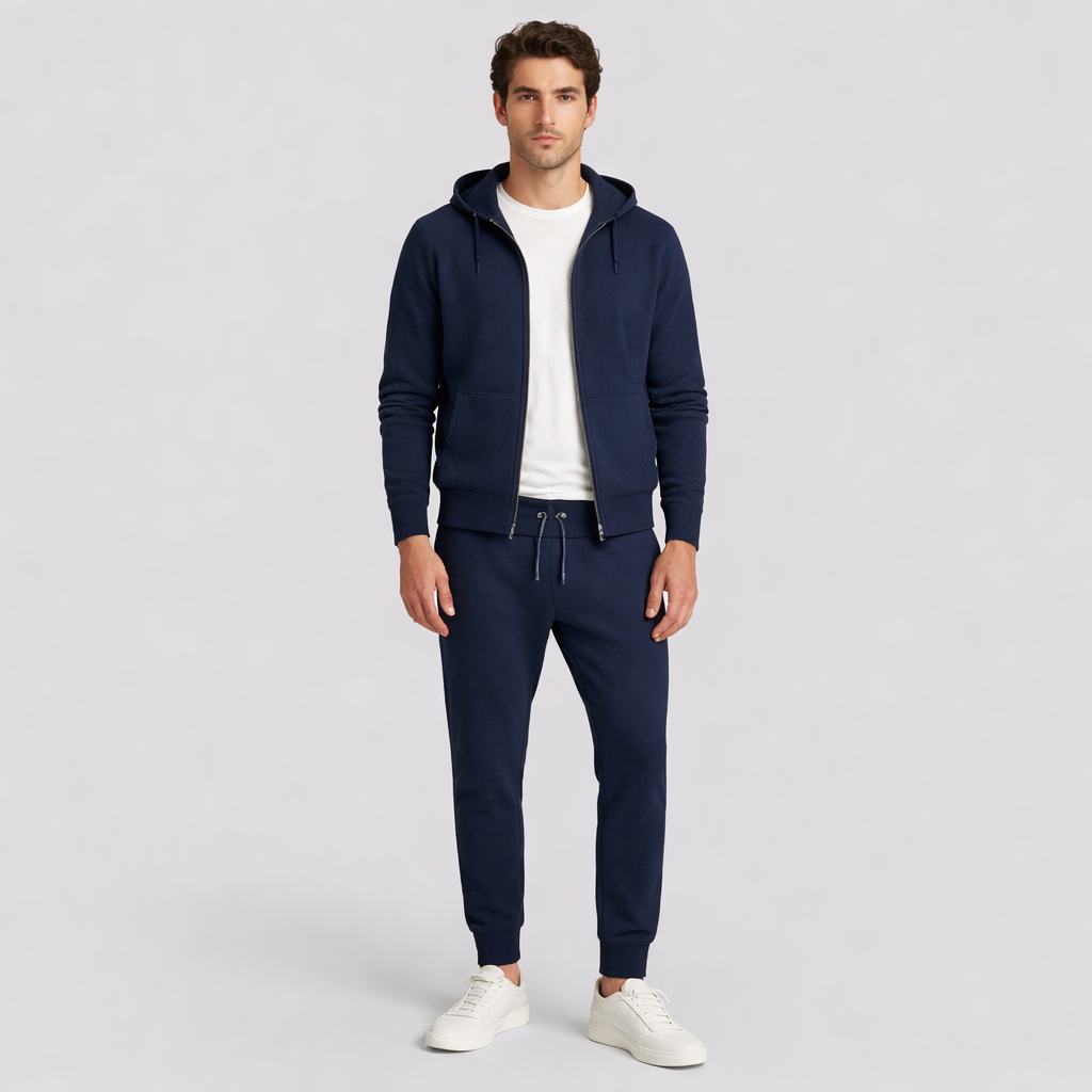 Heren Trainingspak Set – Hoodie met Rits & Jogger Broek All Season