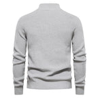 Tricot Reno Quarter Zip | Pull à quart de zip pour hommes – Coupe ajustée, texture côtelée et ajustement confortable