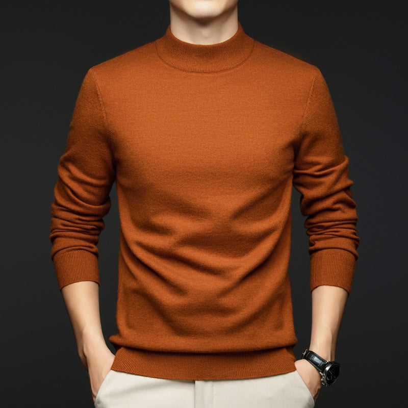 Ceraro Slim Knit | Heren Trui – Slim Fit, Zachte Katoen & Geribde Boorden