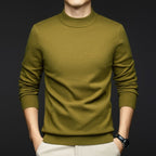Ceraro Slim Knit | Heren Trui – Slim Fit, Zachte Katoen & Geribde Boorden