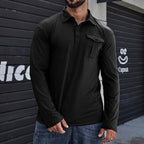 Harbor Henley Shirt – Polo de manga larga de algodón | Ámsterdam