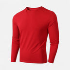 Ribbed Long Sleeve Shirt Heren – Zacht & Slim Fit Casual Shirt