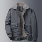 Jachetă bomber relaxată Valentino – Jachetă bomber cu guler polar | Mokum Alef