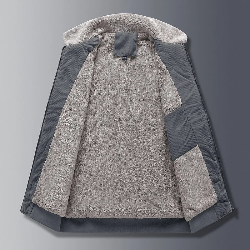Jachetă bomber relaxată Valentino – Jachetă bomber cu guler polar | Mokum Alef