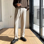 Milano Tailored Ease Trousers - Moderne Rechte Heren Pantalon | Mokum Alef
