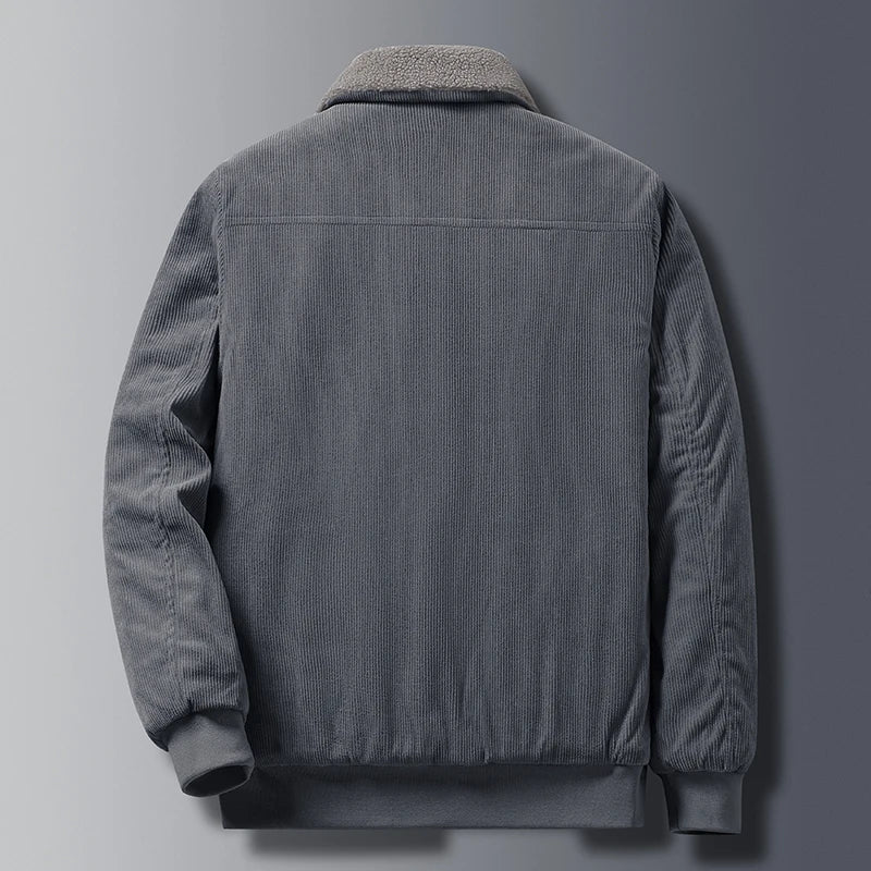 Jachetă bomber relaxată Valentino – Jachetă bomber cu guler polar | Mokum Alef