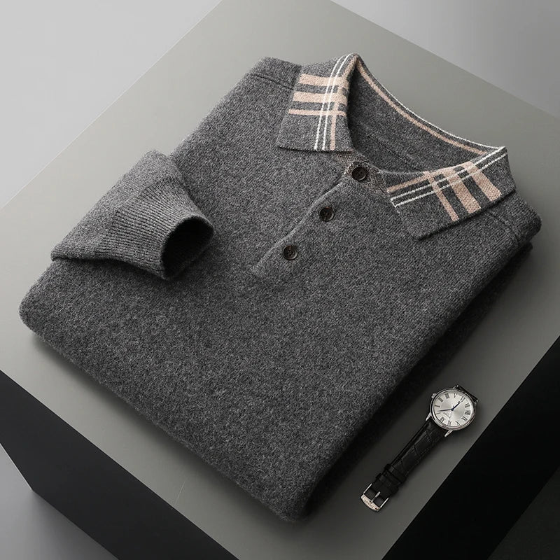 Matteo Elite Polo Sweater - Regular Fit | Mokum Alef