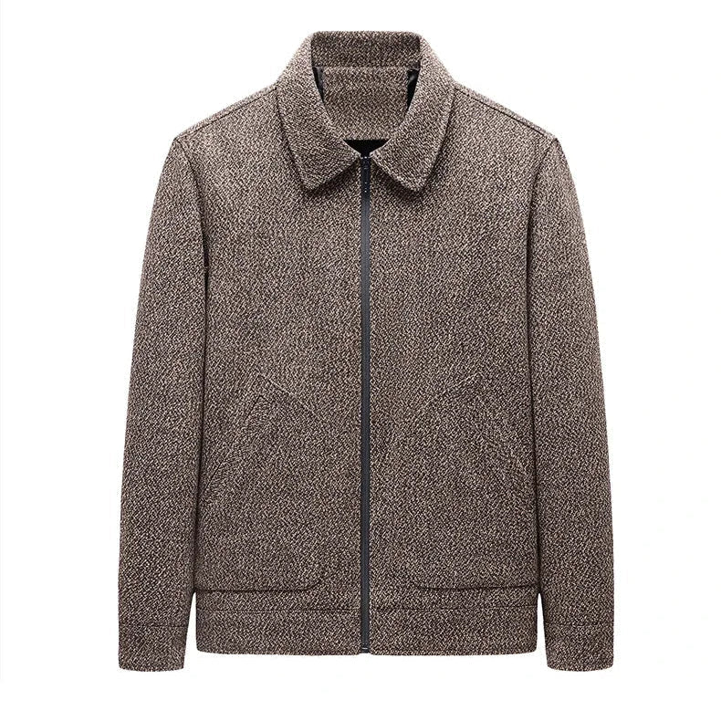 Dario Wool Collared Jacket - Relaxed Fit | Mokum Alef