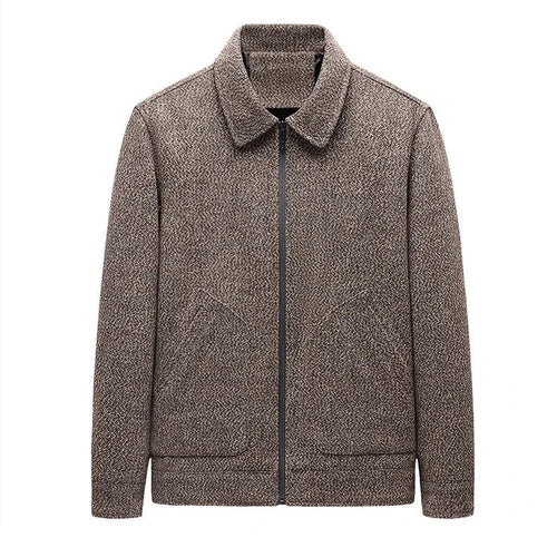 Dario Wool Collared Jacket - Relaxed Fit | Mokum Alef